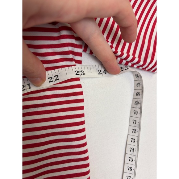 TPC Louisiana Oxford Golf Super Dry Polo Shirt Mens Large Red White Striped - Picture 7 of 9